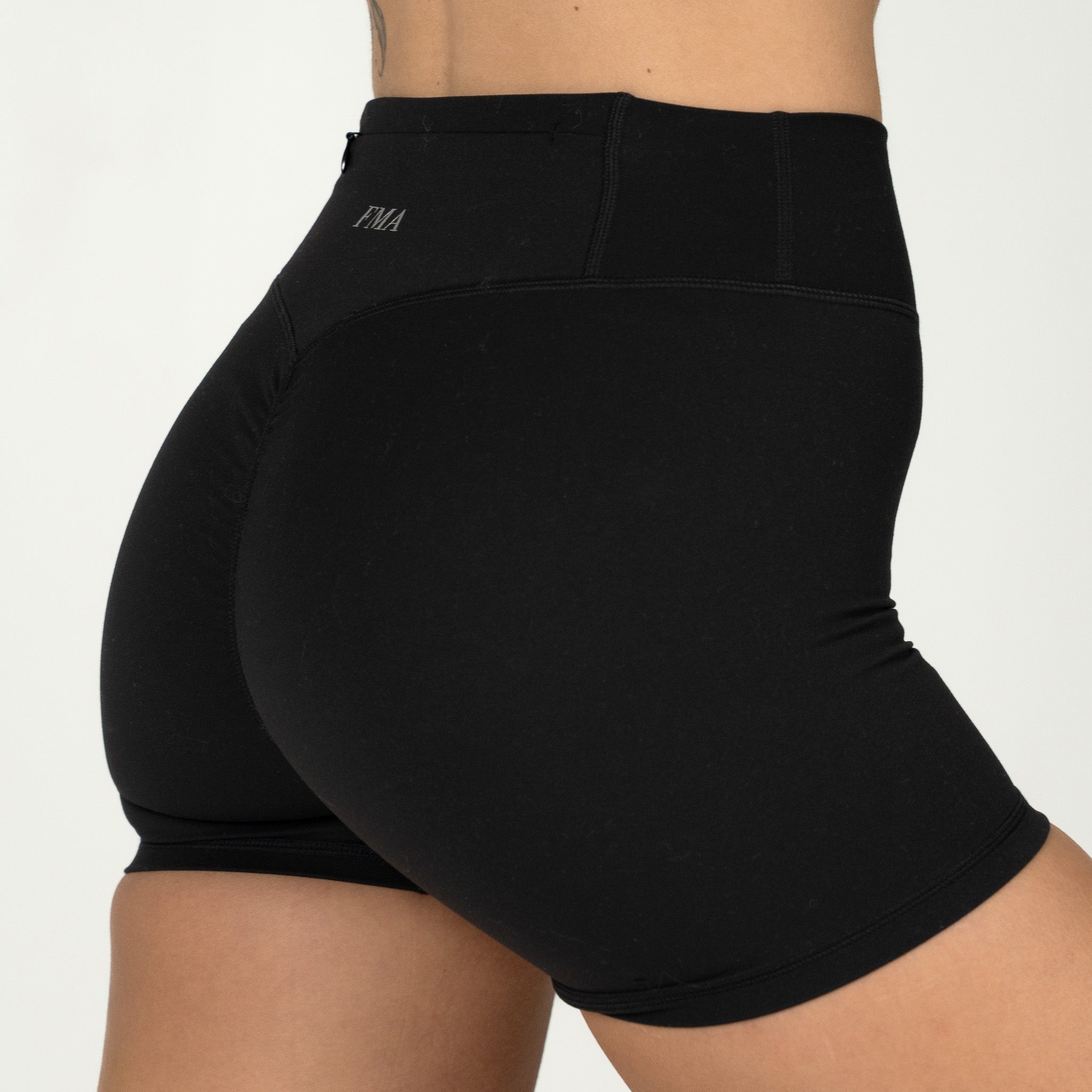 Aura Black Shorts