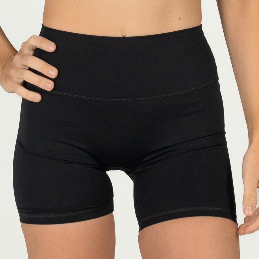 Aura Black Shorts