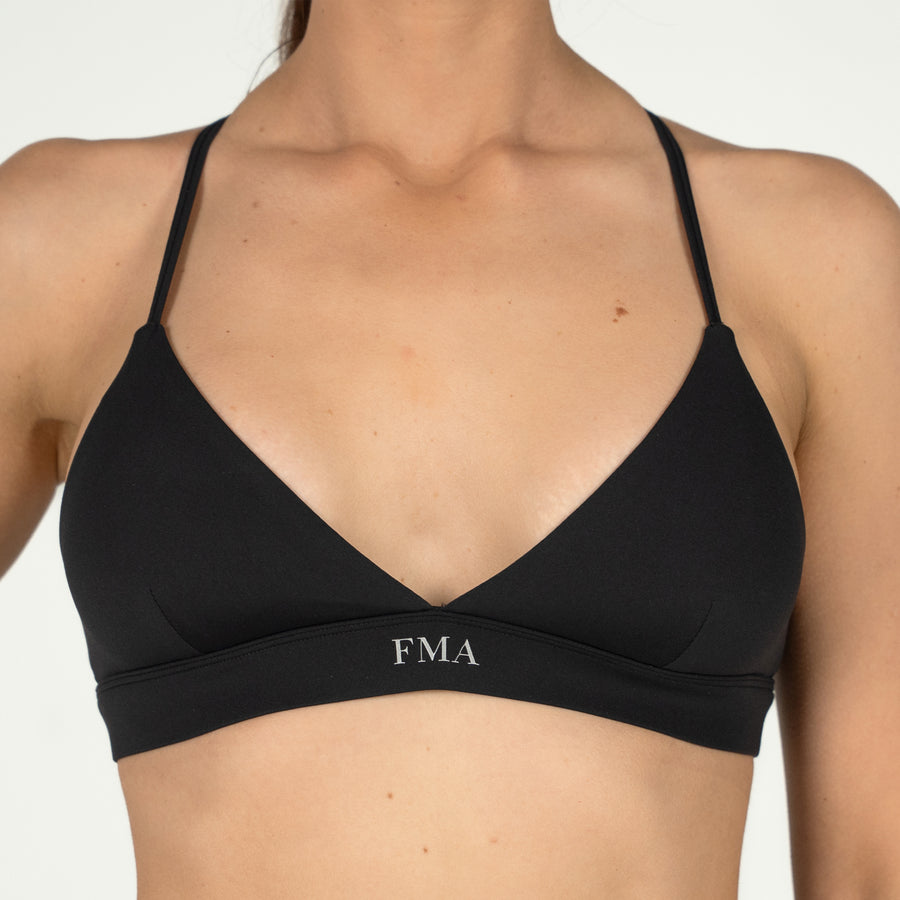 Ignite Black Sports Bra