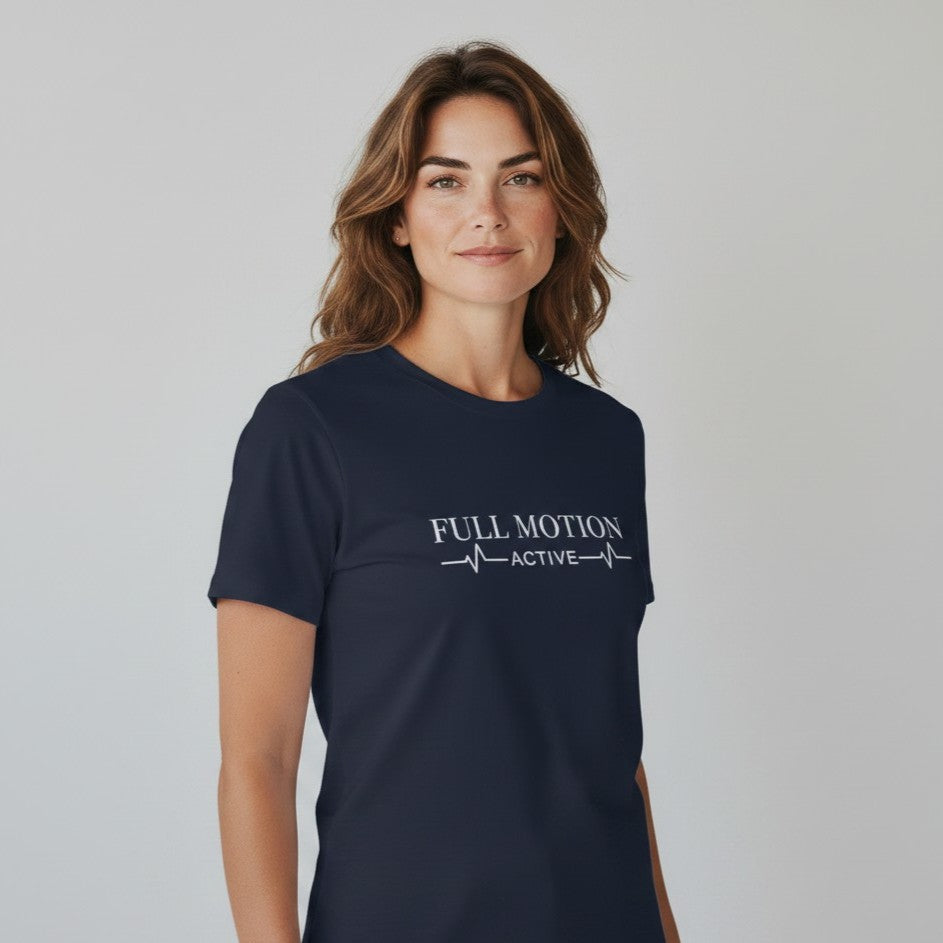 Prime Unisex blue street tee pulse logo