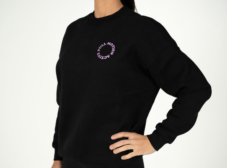 Reflex Unisex Sweatshirt - Lilac Print