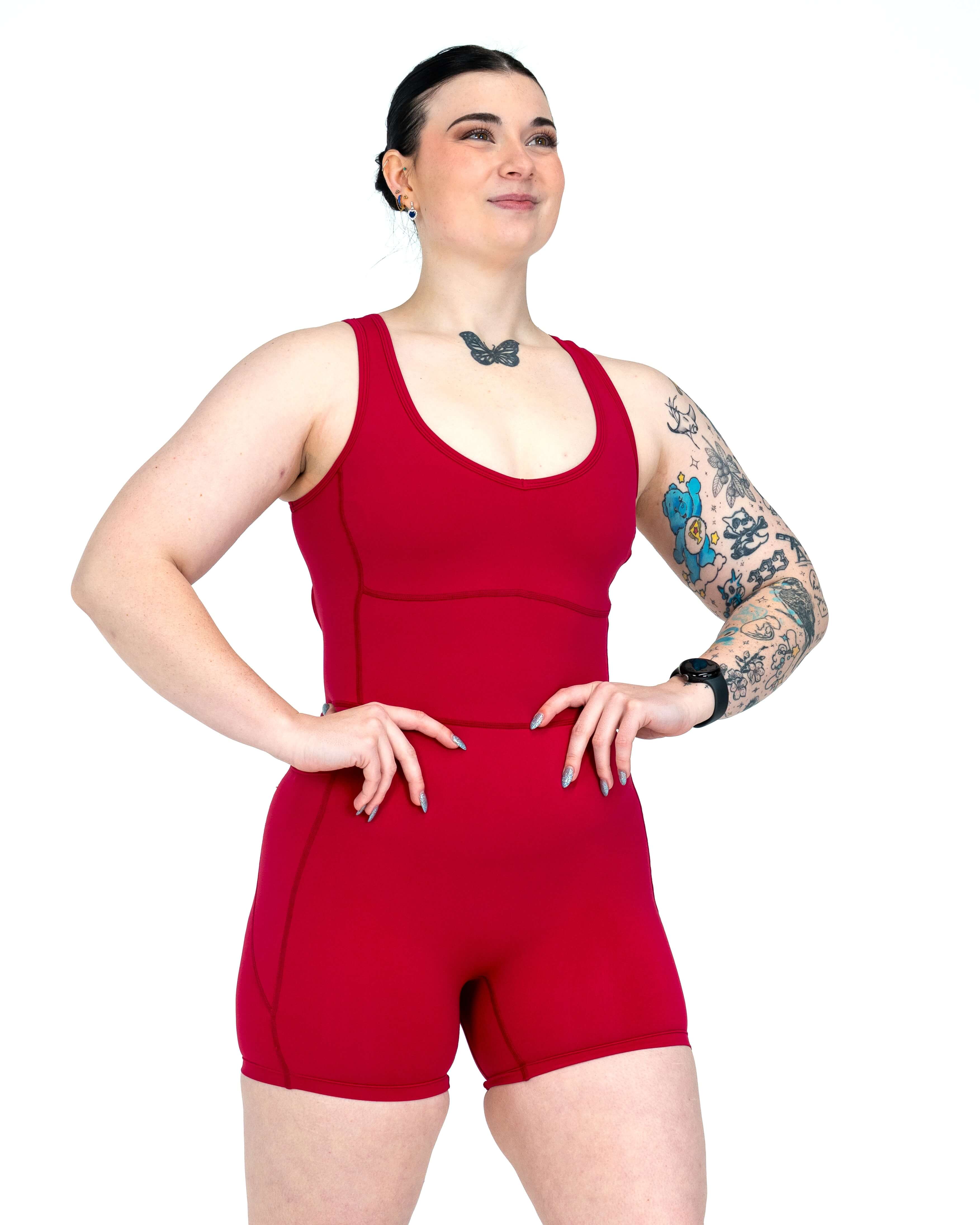 Momentum Body suit Cherry